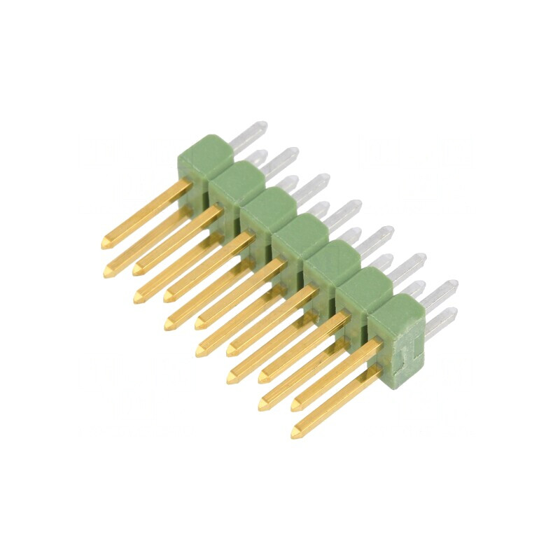 Conector tată 14 pini 2,54mm drept AMPMODU MOD II | Electronic-mag.ro | Componente Electronice