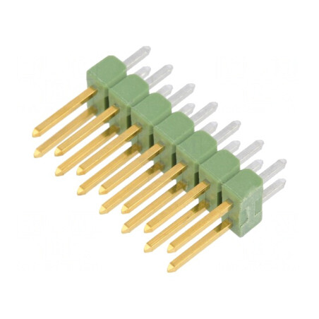 Conector tată 14 pini 2,54mm drept AMPMODU MOD II | Electronic-mag.ro | Componente Electronice