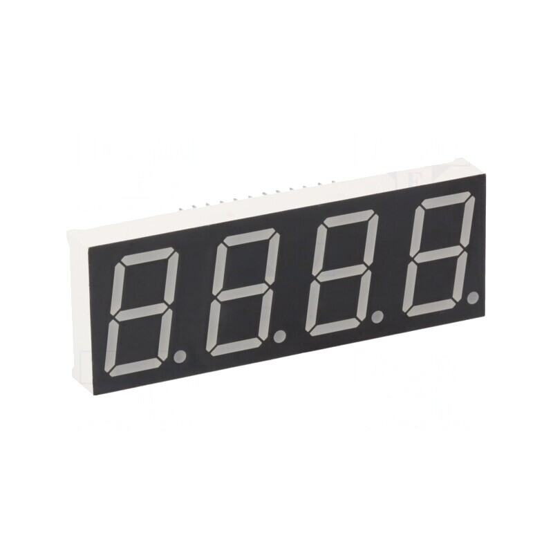 Afișaj LED 7 segmente 20,4mm 4 cifre roșu | Electronic-mag.ro | Componente Electronice Afișaj LED 7 segmente 20,4mm 4 cifre roșu | Electronic-mag.ro | Componente Electronice