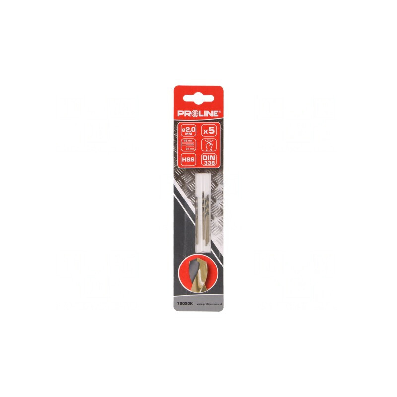 Burghiu Metal 2mm HSS 5buc Blister | Electronic-mag.ro | Componente Electronice
