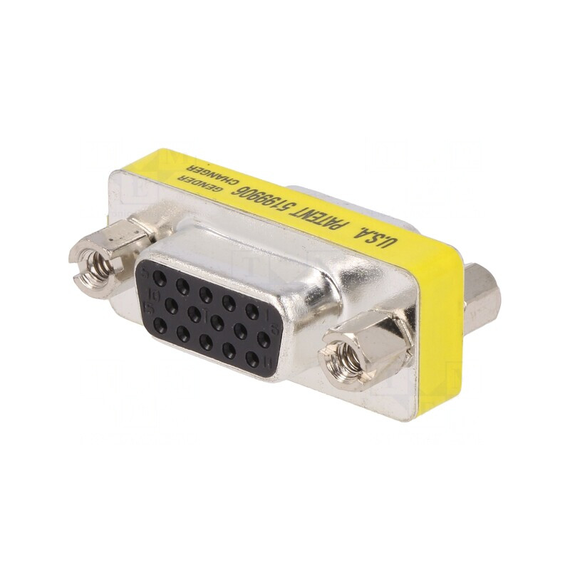 Adaptor D-Sub 15 pini HD soclu 1:1 | Electronic-mag.ro | Componente Electronice Adaptor D-Sub 15 pini HD soclu 1:1 | Electronic-mag.ro | Componente Electronice