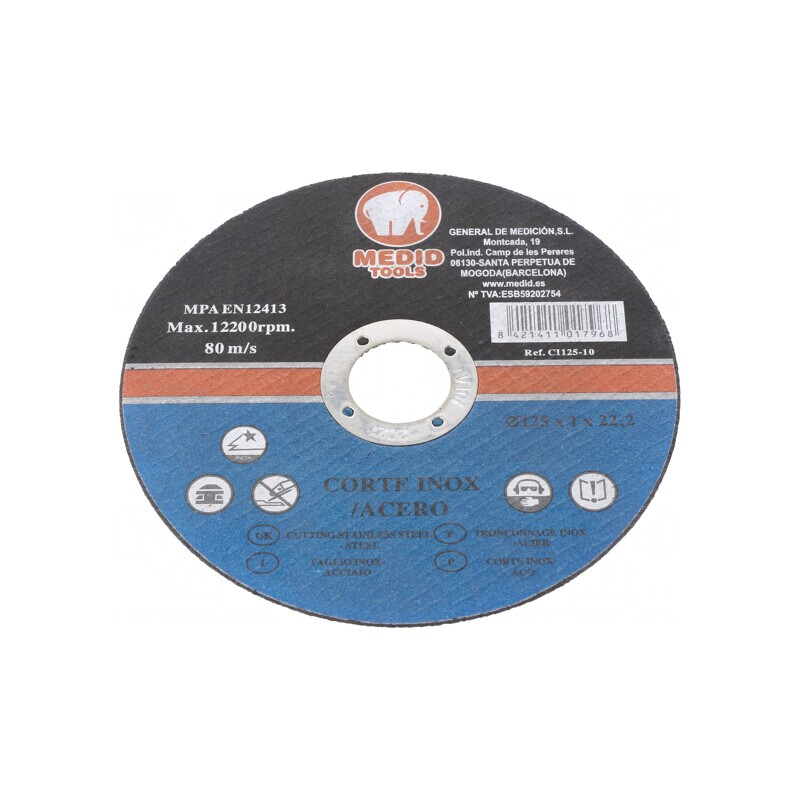 Disc de Tăiere 125mm 22mm 1mm | Electronic-mag.ro | Componente Electronice Disc de Tăiere 125mm 22mm 1mm | Electronic-mag.ro | Componente Electronice