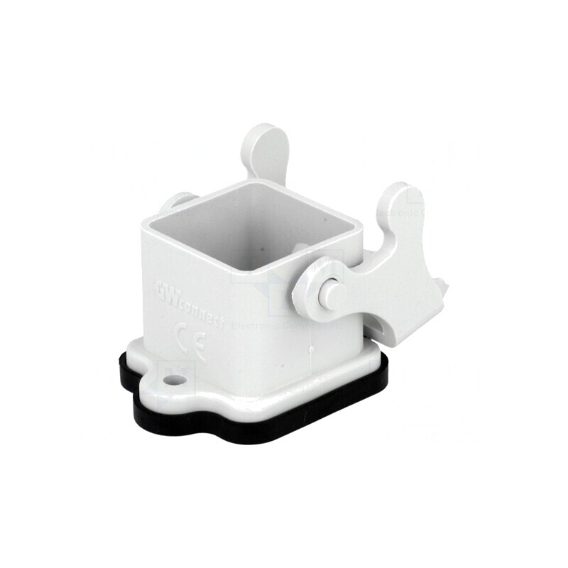 Carcasă pentru conectori HDC 3A cu clichet drept | Electronic-mag.ro | Componente Electronice