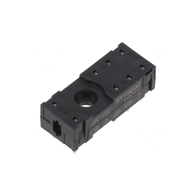 Stativ PIN 8 16A 240VAC PCB THT Pini Rotunzi | Electronic-mag.ro | Componente Electronice