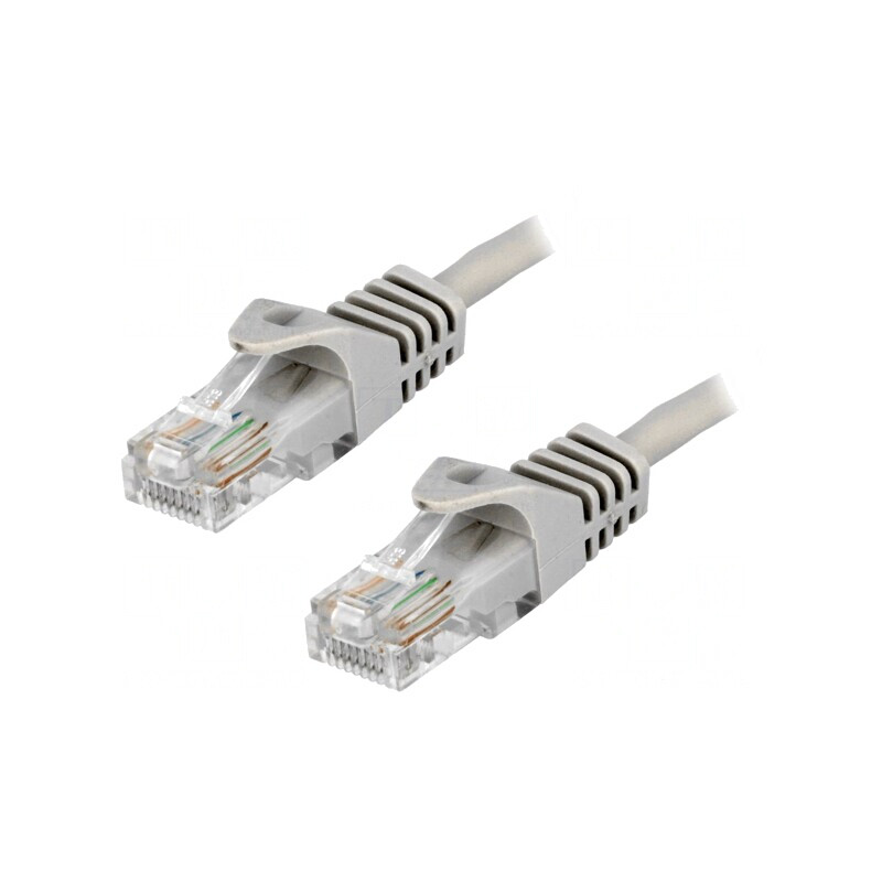 Patch cord Ethernet gri 5m Cat5e RJ45 | Electronic-mag.ro | Componente Electronice Patch cord Ethernet gri 5m Cat5e RJ45 | Electronic-mag.ro | Componente Electronice