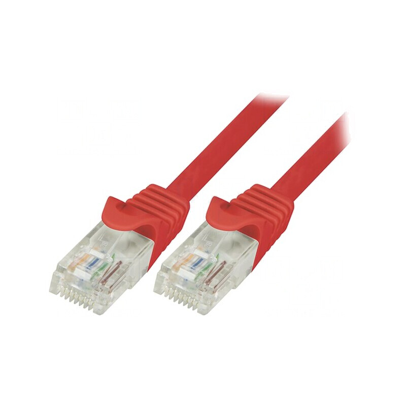 Cablu Patch UTP Cat 5e 5m Roșu | Electronic-mag.ro | Componente Electronice
