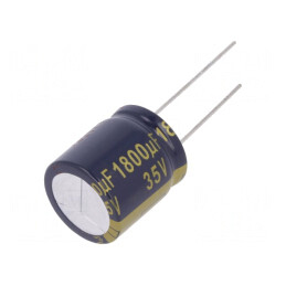 Condensator Electrolitic Low ESR THT 1800uF 35V 18x20mm | Electronic-mag.ro | Componente Electronice