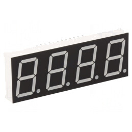 Afișaj LED cu 7 Segmente 20,4mm Roșu 4 Digits | Electronic-mag.ro | Componente Electronice