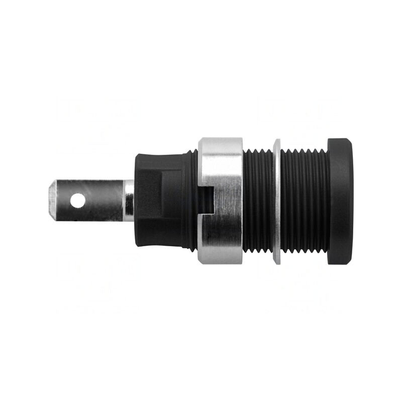 Soclu banană 4mm negru nichelat pentru panou | Electronic-mag.ro | Componente Electronice Soclu banană 4mm negru nichelat pentru panou | Electronic-mag.ro | Componente Electronice