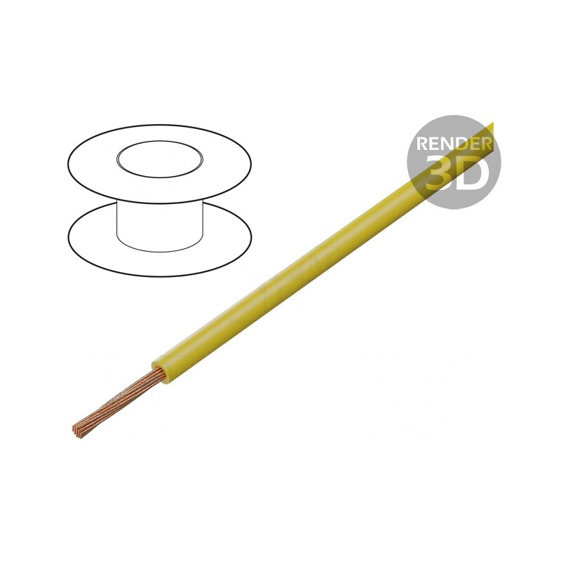 Cablu Auto FLRY-A 1mm² PVC Galben 60V | Electronic-mag.ro | Componente Electronice Cablu Auto FLRY-A 1mm² PVC Galben 60V | Electronic-mag.ro | Componente Electronice