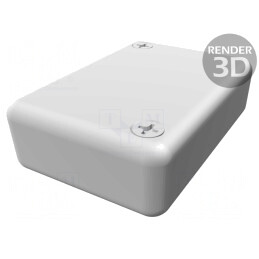 Carcasă Universală ABS Gri IP54 35x50x15mm | Electronic-mag.ro | Componente Electronice