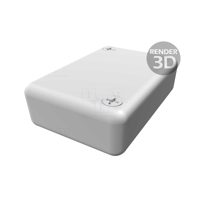 Carcasă Universală ABS Gri IP54 35x50x15mm | Electronic-mag.ro | Componente Electronice