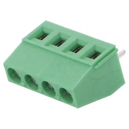 Regletă Conexiuni PCB 90° 5,08mm 4 Piste 400V | Electronic-mag.ro | Componente Electronice