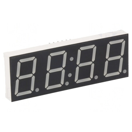 LED Afișaj 7 Segmente 20.4mm 4 Digits Galben-Verde | Electronic-mag.ro | Componente Electronice