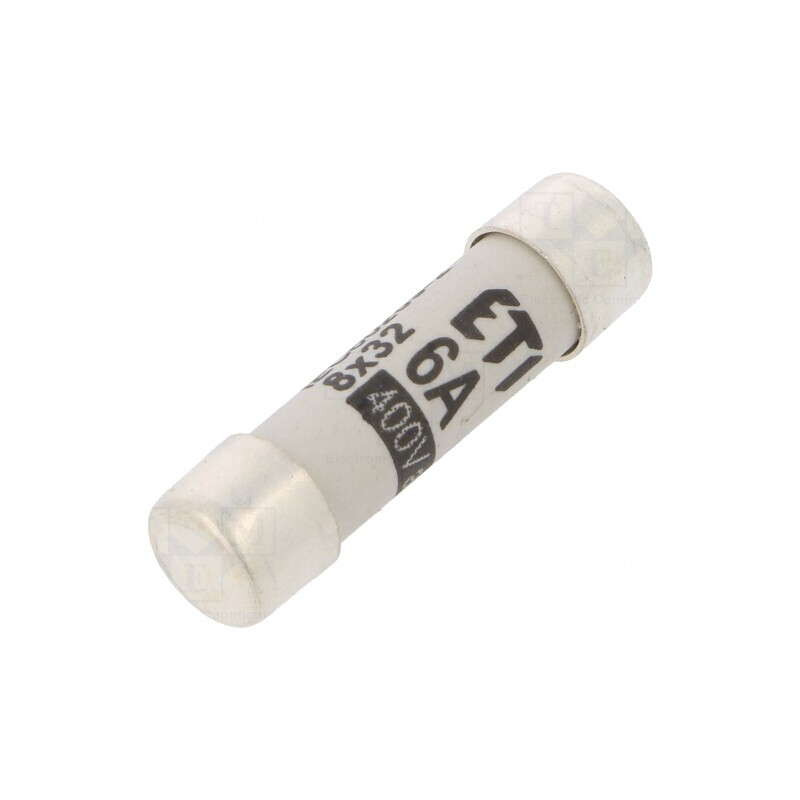 Siguranță cilindrică industrială gG 6A 400VAC | Electronic-mag.ro | Componente Electronice