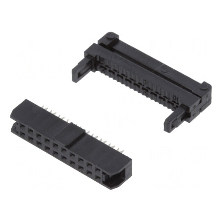 Mufă IDC Mamă 20 PIN Aurită 1mm | Electronic-mag.ro | Componente Electronice