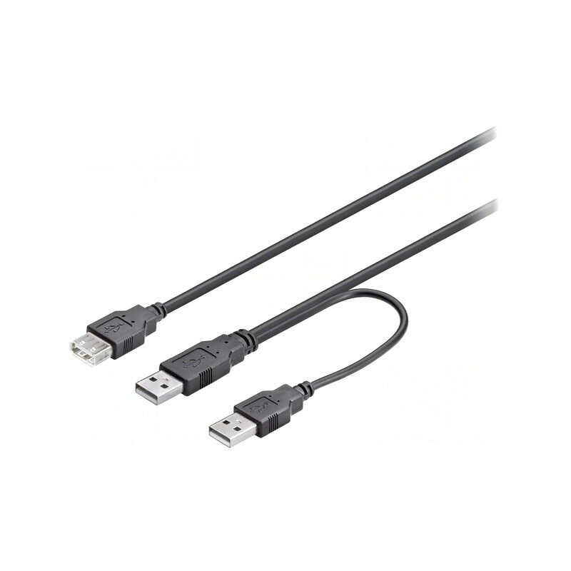 Cablu USB 2.0 High Speed 0.3m PVC | Electronic-mag.ro | Componente Electronice
