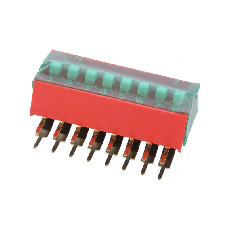 Comutator DIP-SWITCH 2 Pozitii 0.1A 50VDC THT | Electronic-mag.ro | Componente Electronice