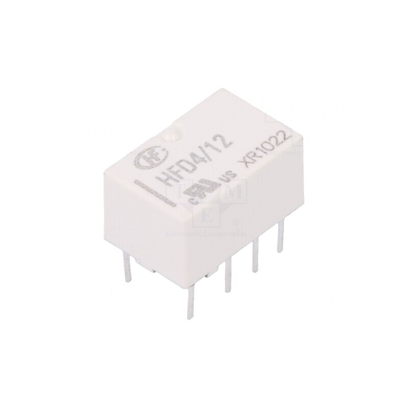 Releu Electromagnetic DPDT 12VDC 2A 125VAC PCB | Electronic-mag.ro | Componente Electronice