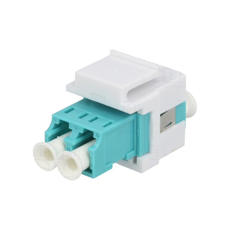 Conector Fibră Optică LC Soclu Cuplă Mamă-Mamă | Electronic-mag.ro | Componente Electronice