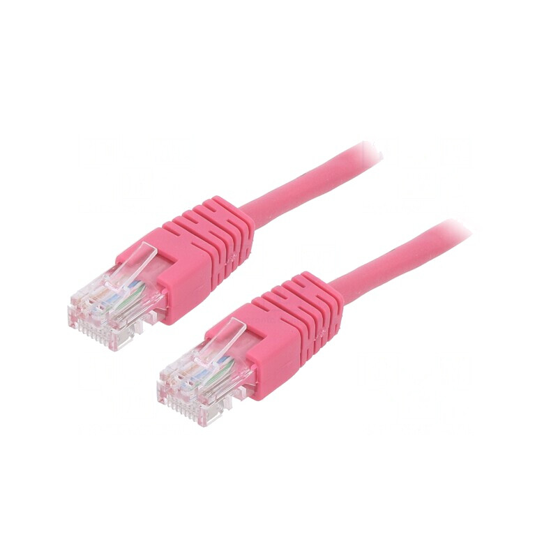 Patch Cord U/UTP Cat5e Roz 5m | Electronic-mag.ro | Componente Electronice Patch Cord U/UTP Cat5e Roz 5m | Electronic-mag.ro | Componente Electronice