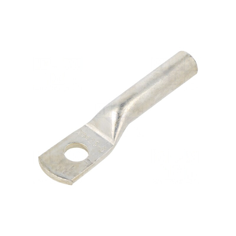 Vârf Inelar Tubular M8 25mm2 Neizolat | Electronic-mag.ro | Componente Electronice