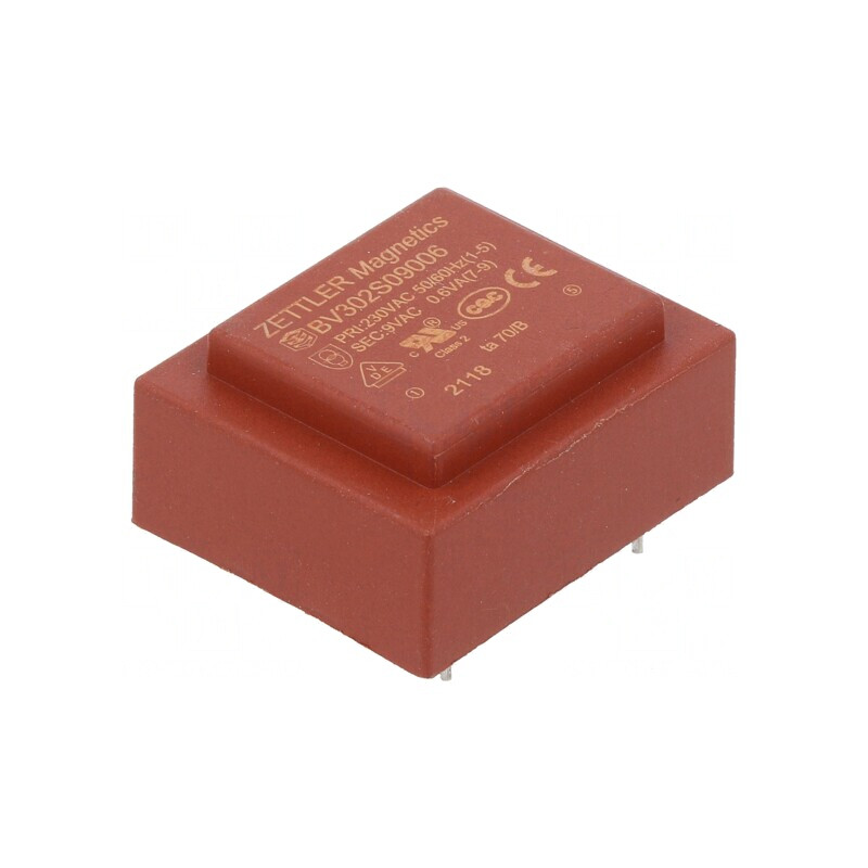 Transformator Encapsulat 0,6VA 230V 9V PCB | Electronic-mag.ro | Componente Electronice Transformator Encapsulat 0,6VA 230V 9V PCB | Electronic-mag.ro | Componente Electronice