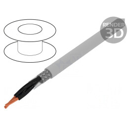 Cablu ÖLFLEX CLASSIC 115 CY 2x0,5mm2 PVC Gri 300/500V | Electronic-mag.ro | Componente Electronice