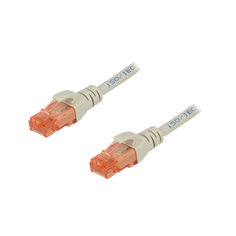 Patch cord UTP Cat6 Gri 1.5m | Electronic-mag.ro | Componente Electronice