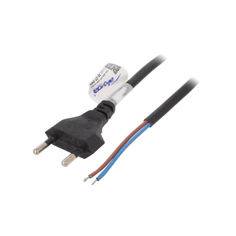 Cablu Alimentare 1,5m 2x0,5mm2 PVC | Electronic-mag.ro | Componente Electronice