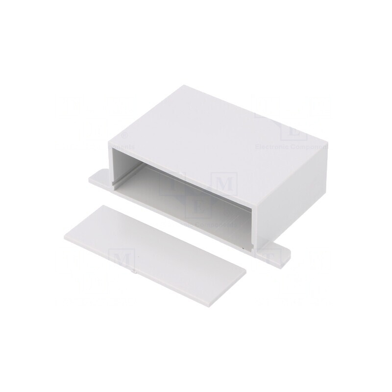 Carcasă ABS cu panou și lame de fixare 70x50x25mm | Electronic-mag.ro | Componente Electronice