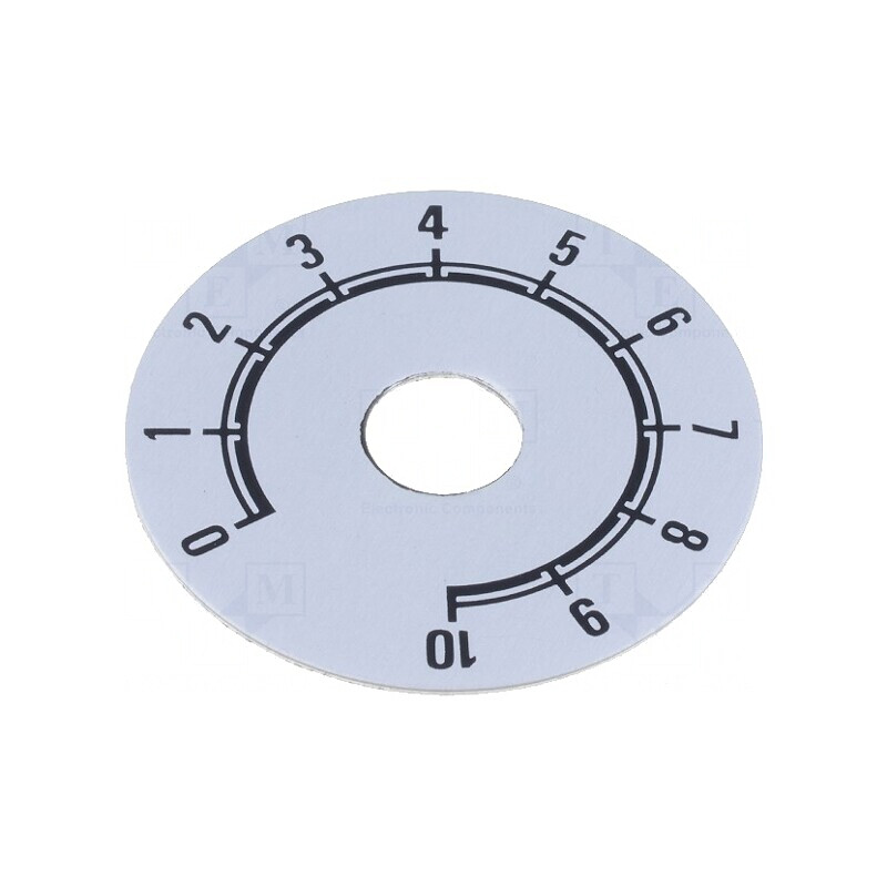 Scală Aluminiu Ø41mm Gama 0-10 | Electronic-mag.ro | Componente Electronice