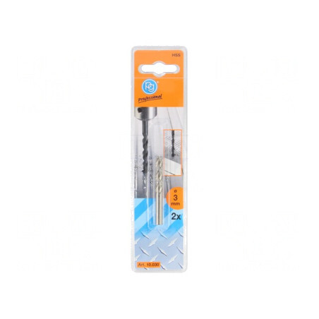 Burghiu Metal 3mm HSS 2 Bucăți | Electronic-mag.ro | Componente Electronice