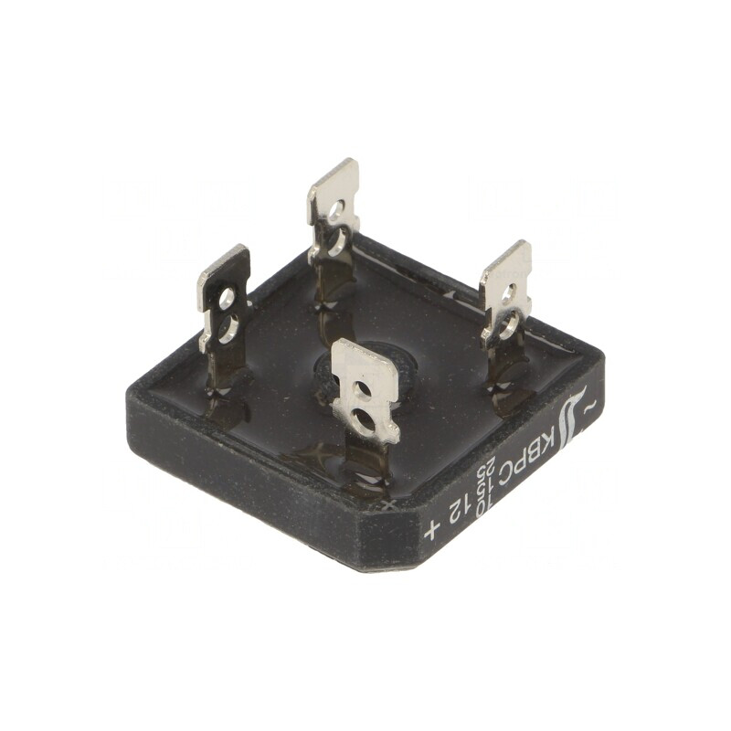 Punte Redresoare Monofazată 1,2kV 10/15/25A Pătrată | Electronic-mag.ro | Componente Electronice