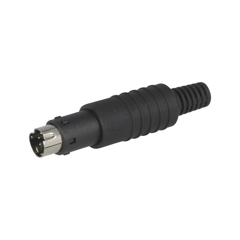 Mufă DIN mini tată 6 pini cu manșon drept pentru lipire pe cablu | Electronic-mag.ro | Componente Electronice Mufă DIN mini tată 6 pini cu manșon drept pentru lipire pe cablu | Electronic-mag.ro | Componente Electronice