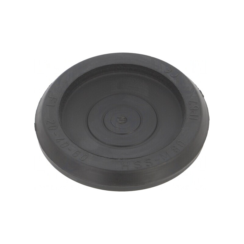 Manșon Elastomer Termoplastic TPE 80mm Negru | Electronic-mag.ro | Componente Electronice