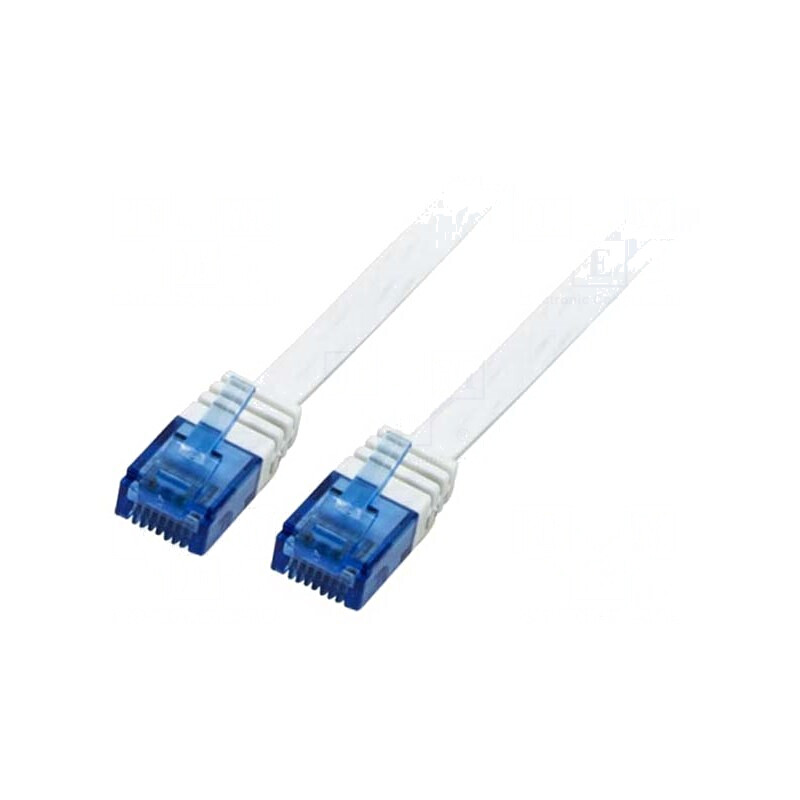 Patch cord UTP Cat5e alb 2m | Electronic-mag.ro | Componente Electronice