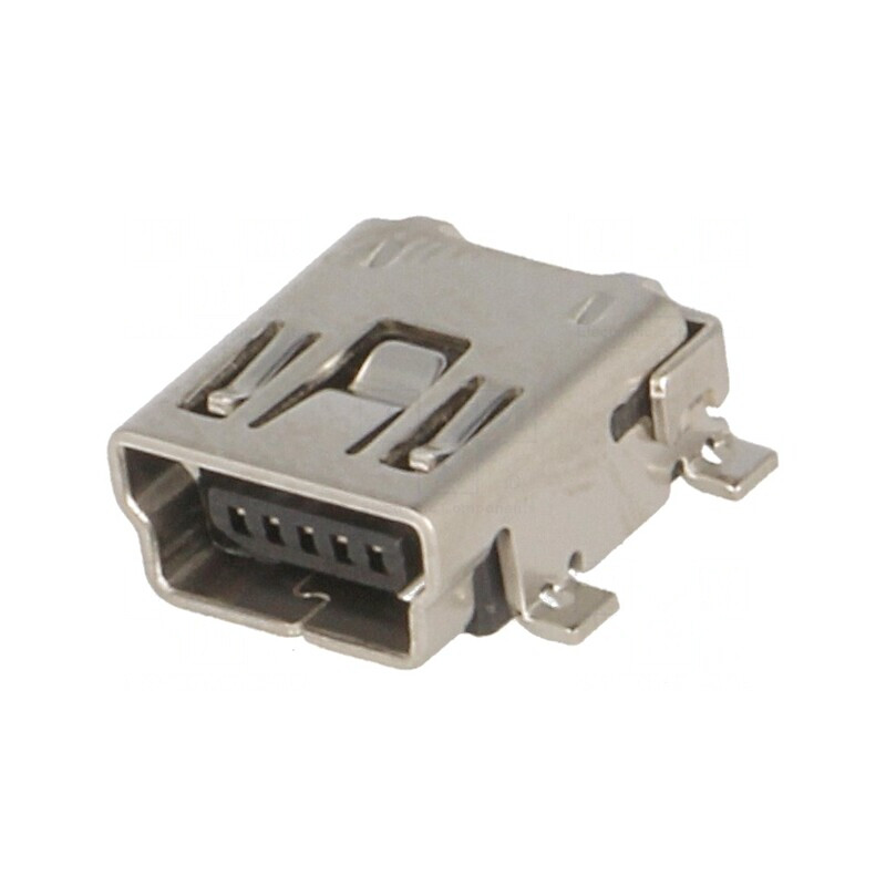 Soclu USB B Mini SMT pentru PCB 5 Pin | Electronic-mag.ro | Componente Electronice