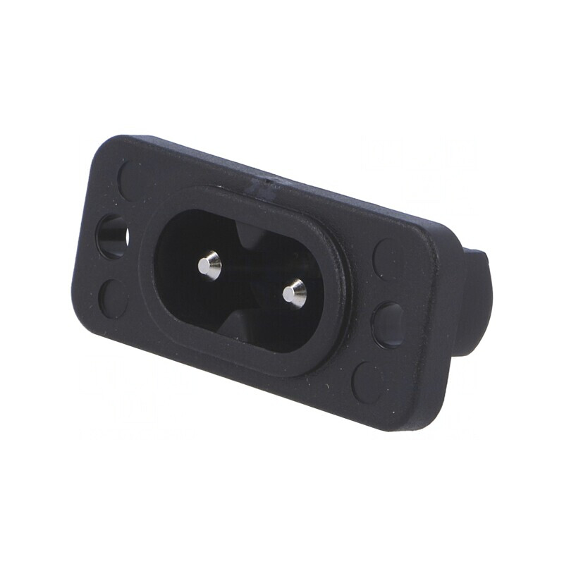 Conector Alimentare AC IEC 60320 2,5A 250V | Electronic-mag.ro | Componente Electronice