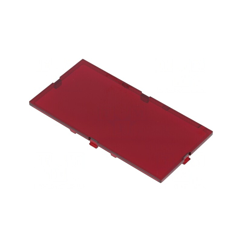 Panou Anterior Roșu Semitransparent cu Suport | Electronic-mag.ro | Componente Electronice