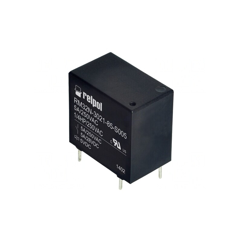 Releu electromagnetic SPST-NO 5VDC 5A PCB | Electronic-mag.ro | Componente Electronice