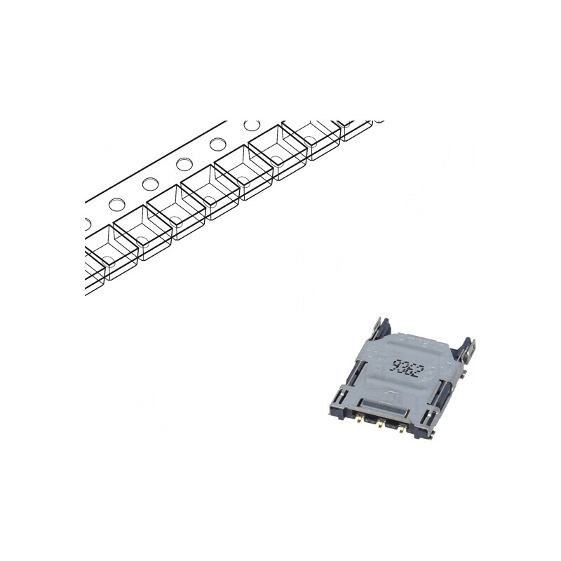 Conector pentru carduri Nano SIM 6 PIN SMT | Electronic-mag.ro | Componente Electronice Conector pentru carduri Nano SIM 6 PIN SMT | Electronic-mag.ro | Componente Electronice