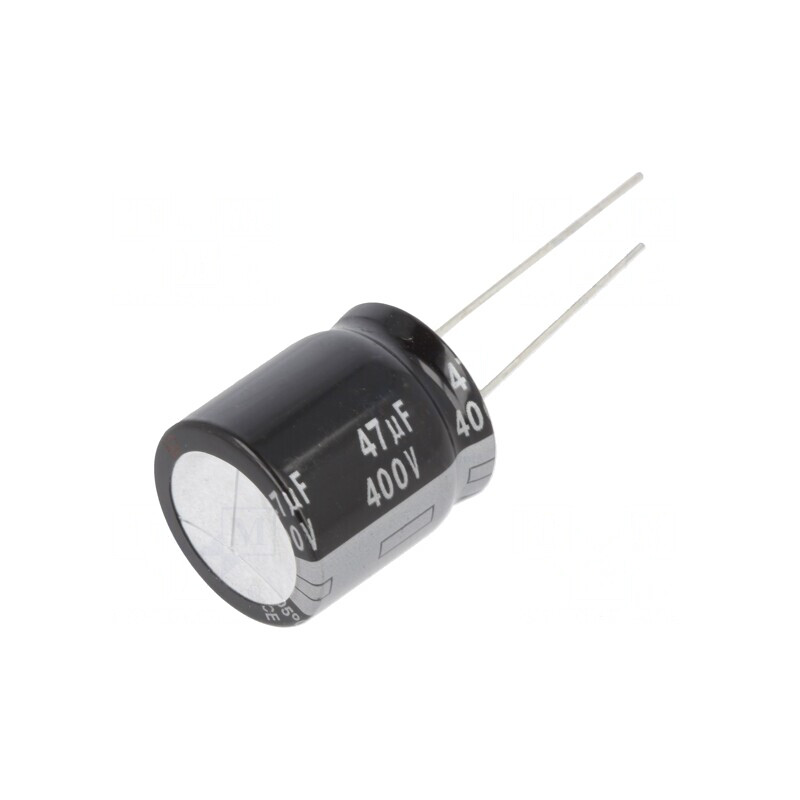 Condensator Electrolitic THT 47uF 400V Ø18x20mm | Electronic-mag.ro | Componente Electronice
