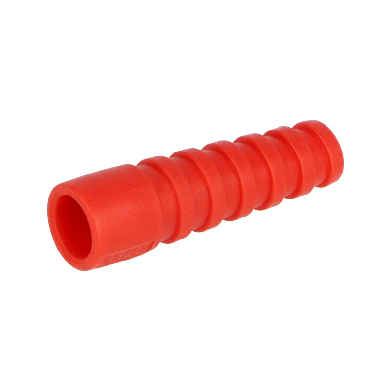Manșon Roșu RG59/RG62 pentru Mufe BNC - Set 10 Bucăți | Electronic-mag.ro | Componente Electronice