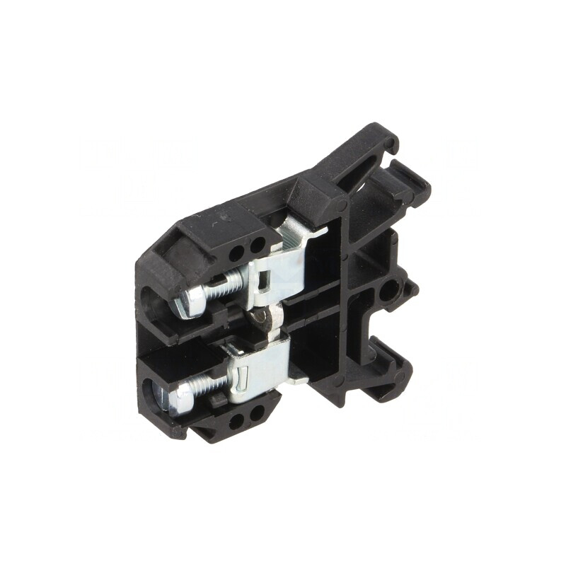 Conector Șină Negru 690V 2 Borne 0.5-10mm² | Electronic-mag.ro | Componente Electronice