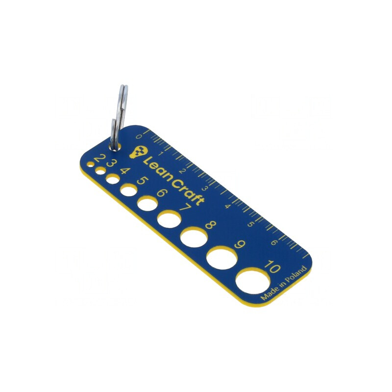 Yellow Drill Bits and Screws Size Gauge | Electronic-mag.ro | Componente Electronice