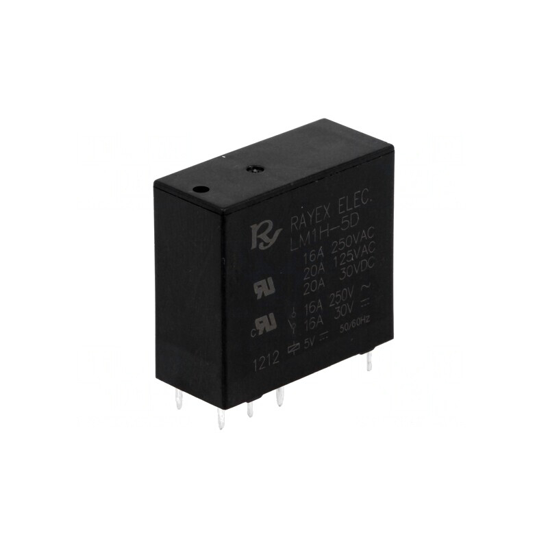 Releu Electromagnetic SPDT 5VDC 16A | Electronic-mag.ro | Componente Electronice