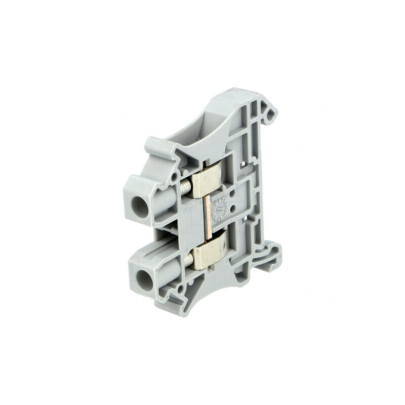 Conector Șine 0,2-6mm² 2 Borne Gri 8,2mm | Electronic-mag.ro | Componente Electronice