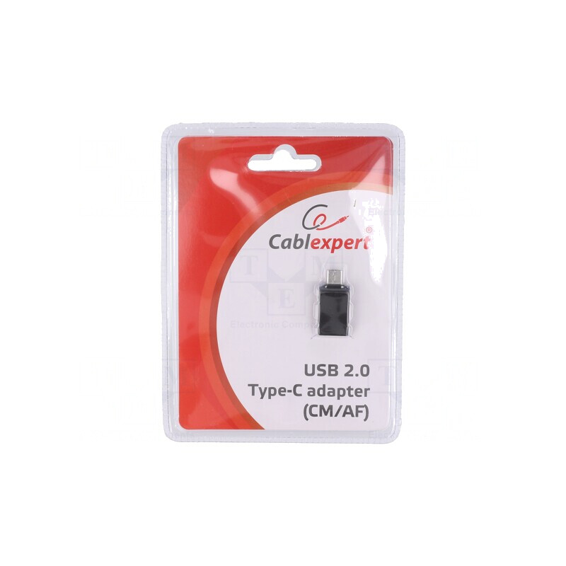 Adaptor USB 2.0 USB A la USB C Negru Cablexpert | Electronic-mag.ro | Componente Electronice Adaptor USB 2.0 USB A la USB C Negru Cablexpert | Electronic-mag.ro | Componente Electronice