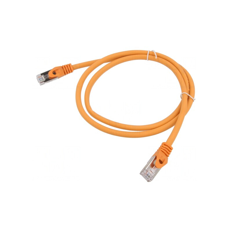 Patch Cord S/FTP 6a LSZH Portocaliu 1.5m | Electronic-mag.ro | Componente Electronice